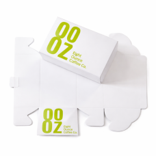 8OZ PRINTED CAKE BOX DESIGN 1 - GREEN (250 PCS X PKT)