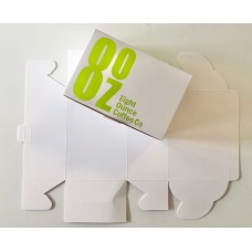 8OZ PRINTED CAKE BOX DESIGN 1 - GREEN (250 PCS X PKT)