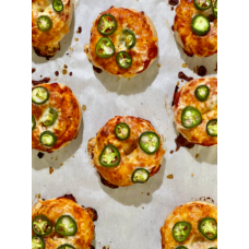 JALAPENO & TOMATO CHEESE BAGEL 10PCS X PKT 