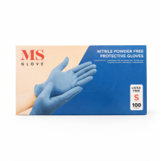 NITRILE BLUE GLOVE (S) DISPOSABLE 
