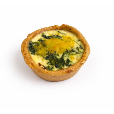 SPINACH MUSHROOM QUICHES OVAL (MOQ = 5 PCS)