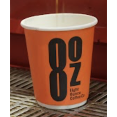 8OZ DOUBLE WALL CUPS RED 500 PCS X CTN