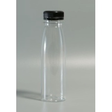 1000ML PET FLASK BOTTLE (BLACK CAP) (#PPT1000MJ) 1 BAG X 60PCS