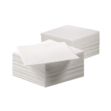 WHITE PLAIN COCKTAIL NAPKIN (100"SXPKT)